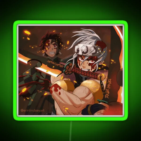 Tengen Uzui Premium Scoop RGB Neon Sign