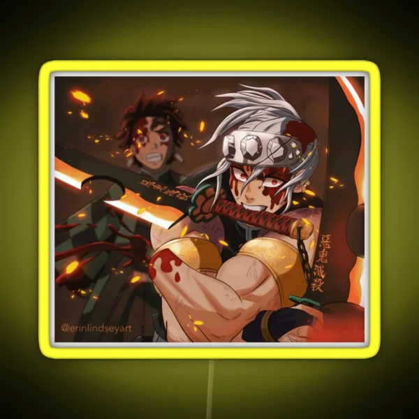 Tengen Uzui Premium Scoop RGB Neon Sign