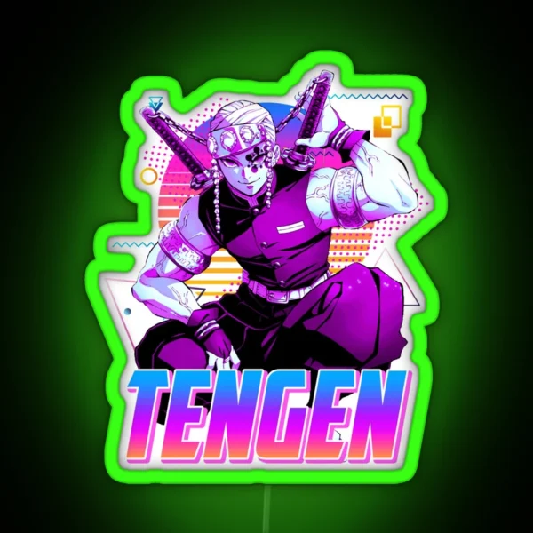 Tengen Uzui Retro Art RGB Neon Sign