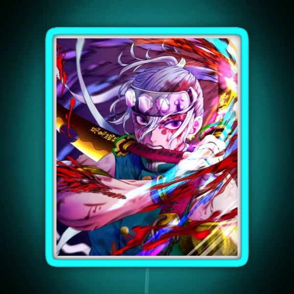 Tengen Uzui RGB Neon Sign