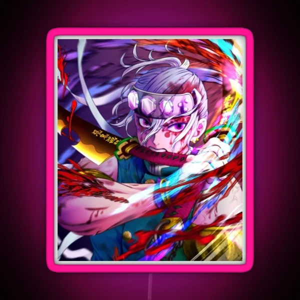 Tengen Uzui RGB Neon Sign