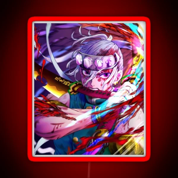 Tengen Uzui RGB Neon Sign