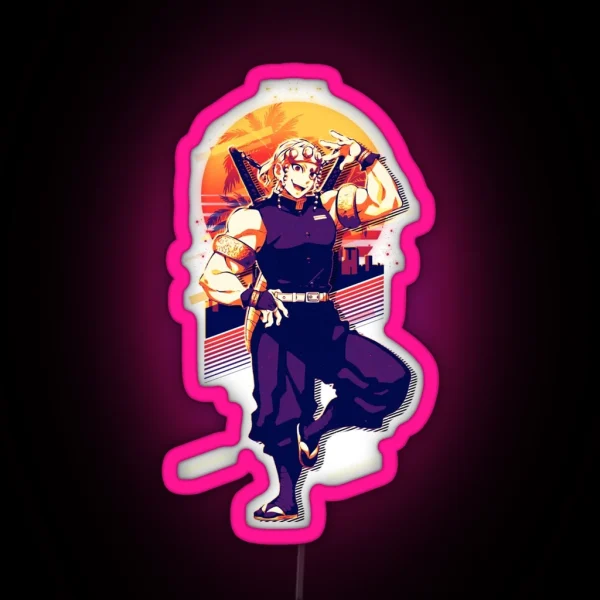 Tengen Uzui RGB Neon Sign