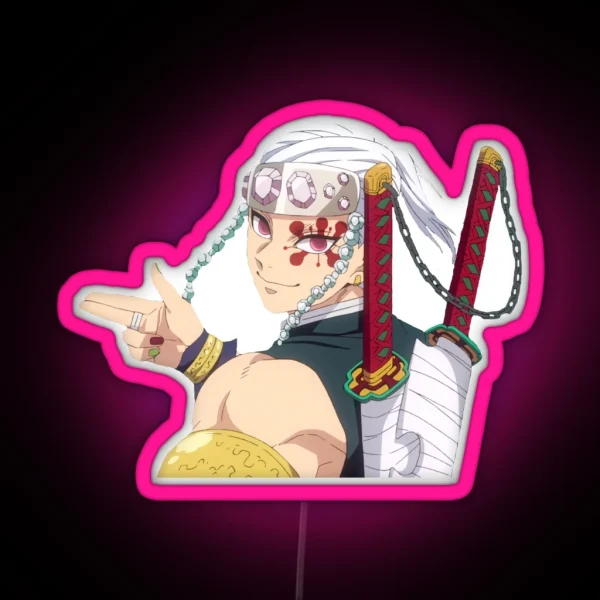 Tengen Uzui RGB Neon Sign