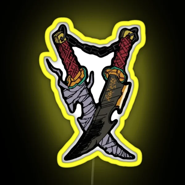 Tengen Uzui Swords Kimetsu No Yaiba RGB Neon Sign