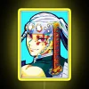 Tengu-inspired neon sign with Uzui's kanji character