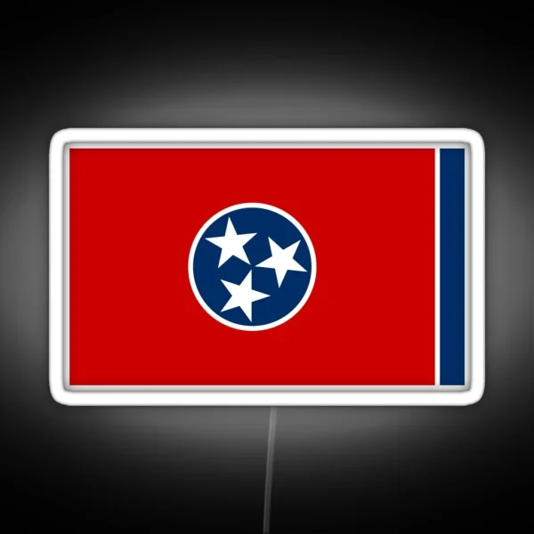 Tennessee Flag RGB Neon Sign