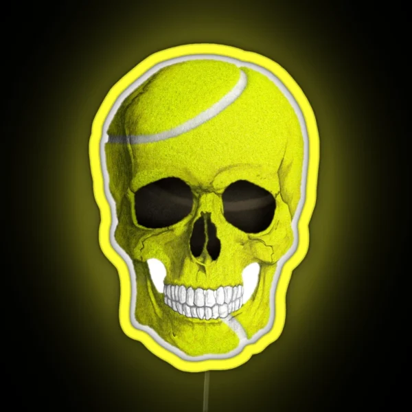 Tennis Head RGB Neon Sign