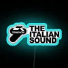 Termignoni Italian Sound Logo with Neon Sign Effects in Blue Color Schemes