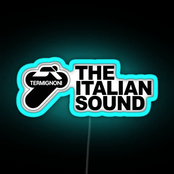 Termignoni The Italian Sound Black Text RGB Neon Sign