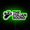 Termignoni Italian Sound logo in neon black text on green background
