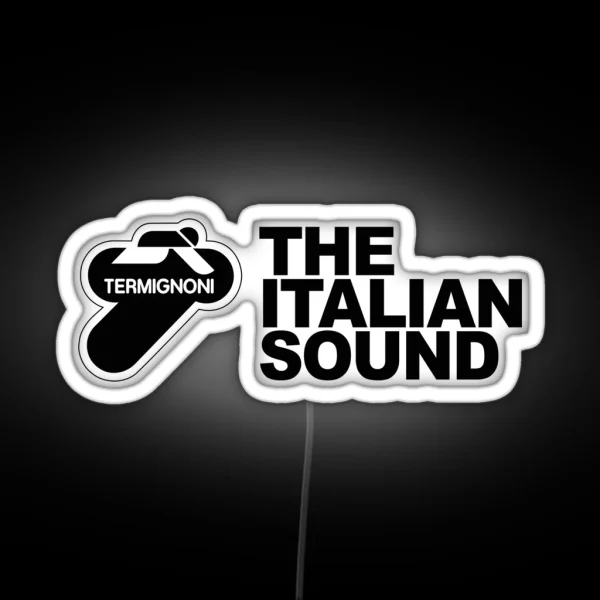 Termignoni The Italian Sound Black Text RGB Neon Sign