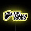 Termignoni Italian Sound Neon Sign in Black with Yellow Accents