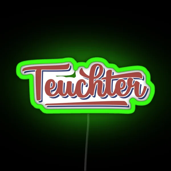 Teuchter Doric Dialect Scottish RGB Neon Sign