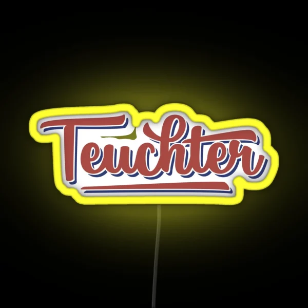 Teuchter Doric Dialect Scottish RGB Neon Sign