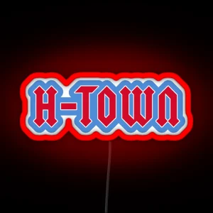 Texans H Town RGB Neon Sign