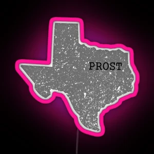 Texas Map Prost Bavaria Oktoberfest RGB Neon Sign