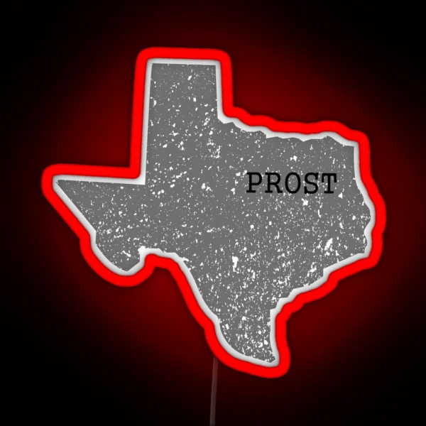 Texas Map Prost Bavaria Oktoberfest RGB Neon Sign