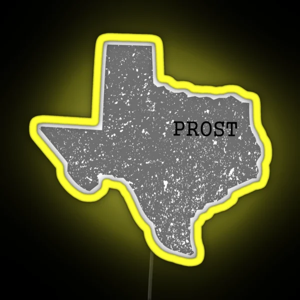 Texas Map Prost Bavaria Oktoberfest RGB Neon Sign