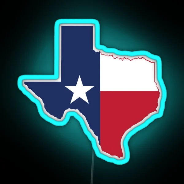 Texas RGB Neon Sign