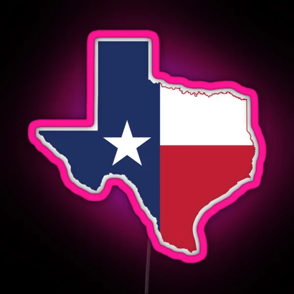Texas RGB Neon Sign
