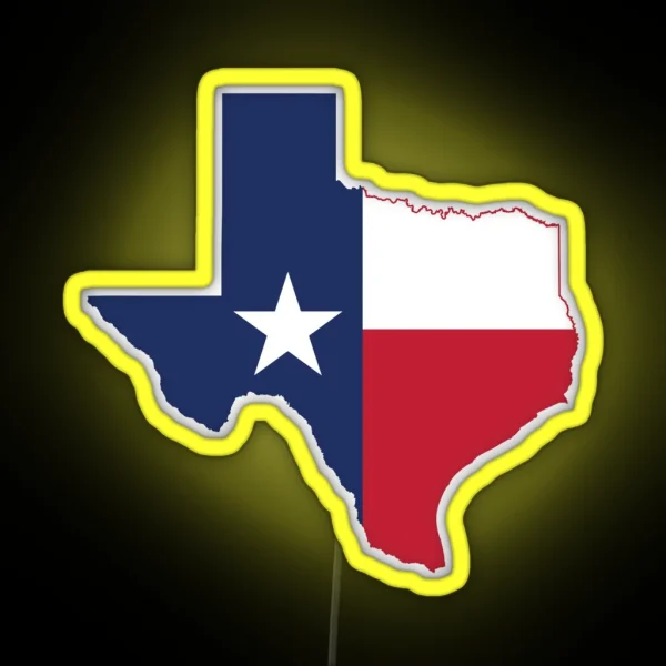 Texas RGB Neon Sign