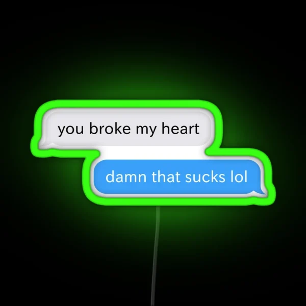 Text RGB Neon Sign