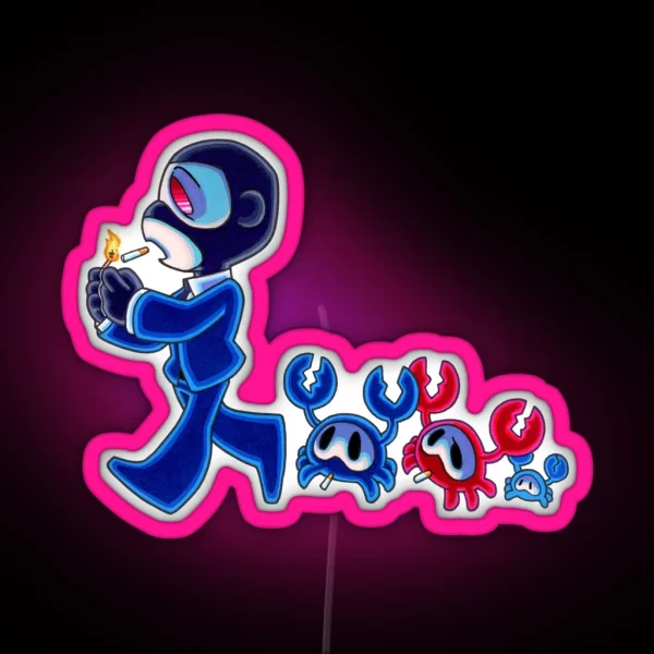 TF2 Family Walk RGB Neon Sign