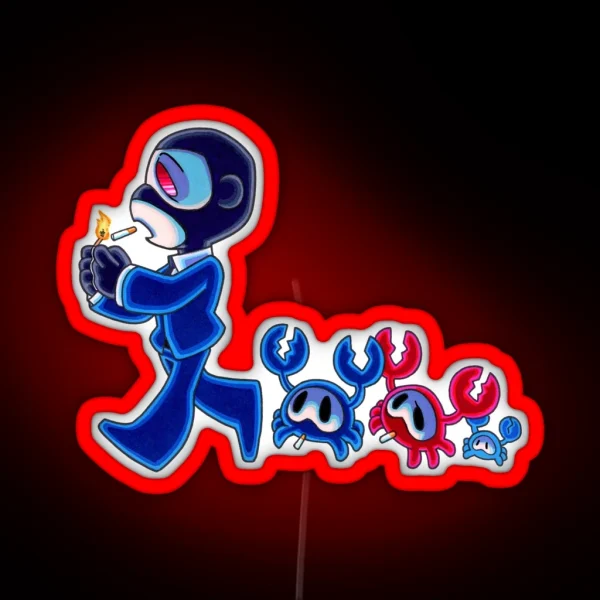 TF2 Family Walk RGB Neon Sign
