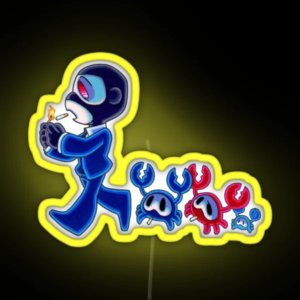 TF2 Family Walk RGB Neon Sign
