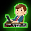 Employee mistakenly hits reply-all on email, causing chaos and embarrassment in workplace.