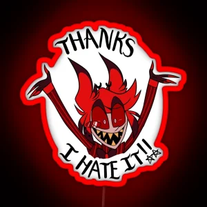 Thanks For Nothing Alastor Led RGB Neon Sign