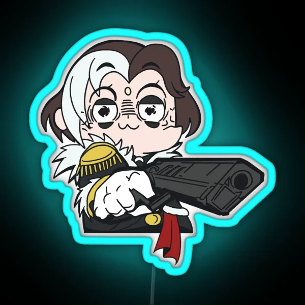 THAT ASCIAN HAS A GUN RGB Neon Sign