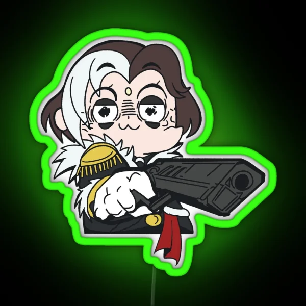 THAT ASCIAN HAS A GUN RGB Neon Sign