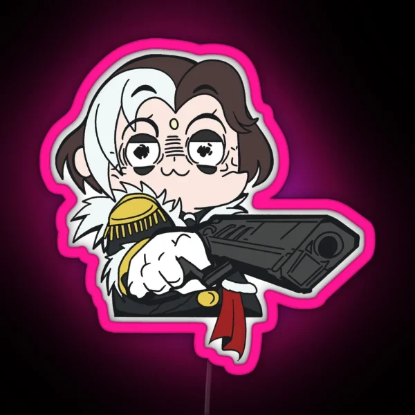 THAT ASCIAN HAS A GUN RGB Neon Sign