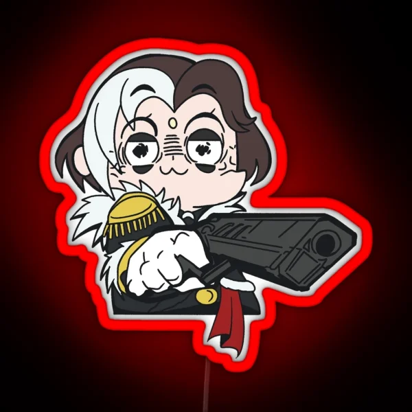 THAT ASCIAN HAS A GUN RGB Neon Sign