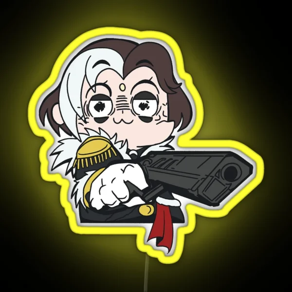 THAT ASCIAN HAS A GUN RGB Neon Sign
