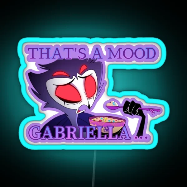 That S A Mood Gabriella RGB Neon Sign