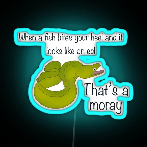 That S A Moray RGB Neon Sign