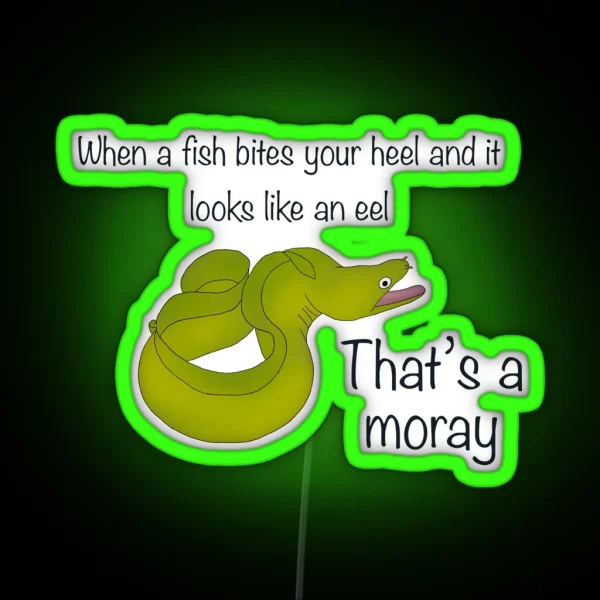 That S A Moray RGB Neon Sign