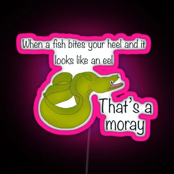That S A Moray RGB Neon Sign