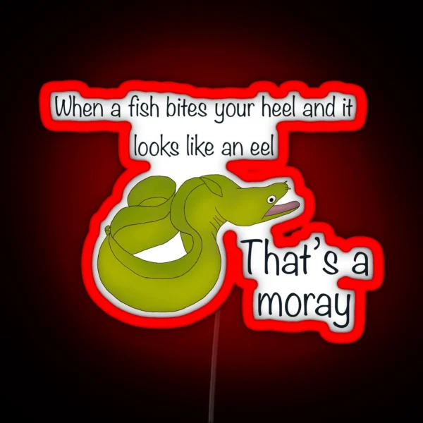 That S A Moray RGB Neon Sign