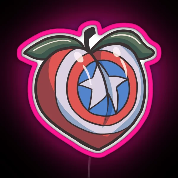 That S America S Peach RGB Neon Sign