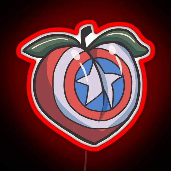 That S America S Peach RGB Neon Sign
