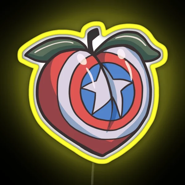 That S America S Peach RGB Neon Sign