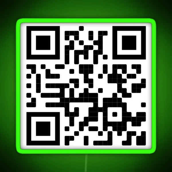 That S Rough Buddy Qr Code RGB Neon Sign
