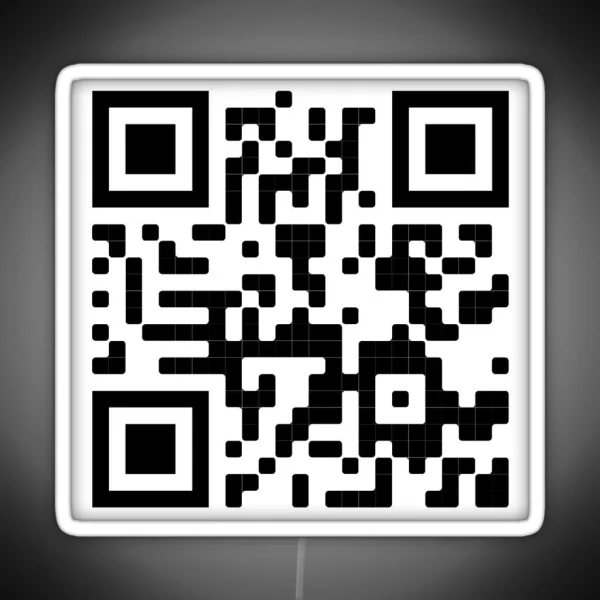 That S Rough Buddy Qr Code RGB Neon Sign