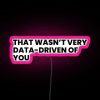 RGB Neon Sign with Pink Color Scheme