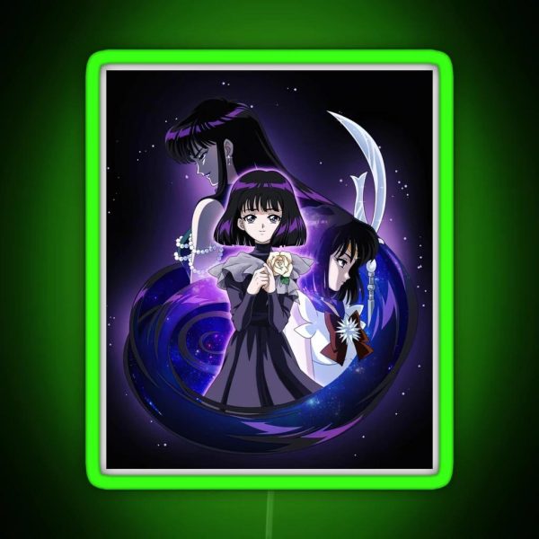 The 3 Faces Of Saturn RGB Neon Sign
