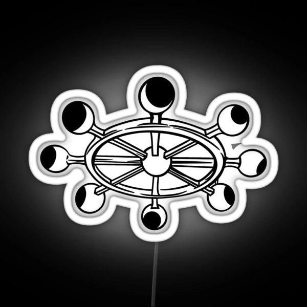 The Adaptation Wheel RGB Neon Sign
